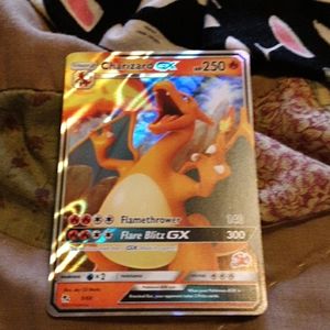 Charizard GX card from pokemon battle academy set